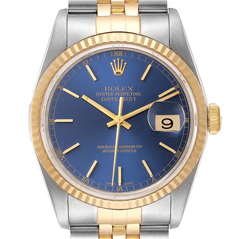 Rolex datejust gold dial